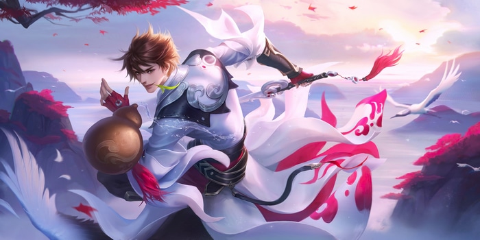 4K, video game man, fantasy art, libai, fantasy men, anime games, Honor ...