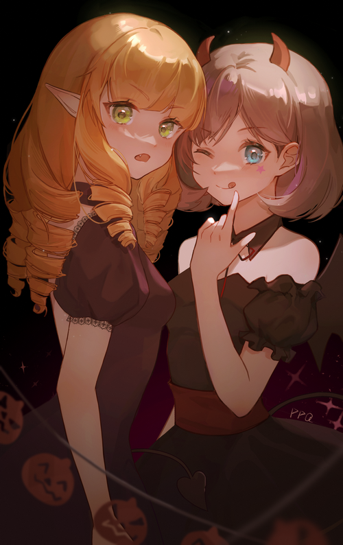 Heanna Sumire and Tang Keke from Love Live! Super Star!!