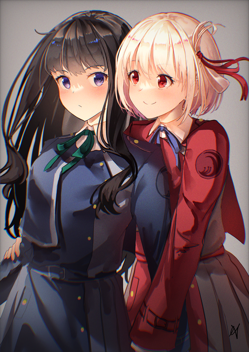 Lycoris Recoil Fan Art: Chisato and Takina
