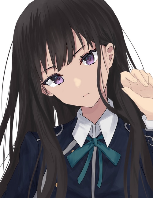 Inoue Takina fan art from Lycoris Recoil