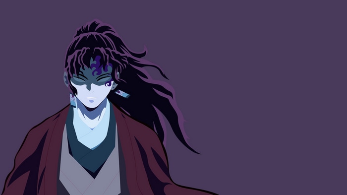 Yoriichi from Kimetsu no Yaiba minimalist art