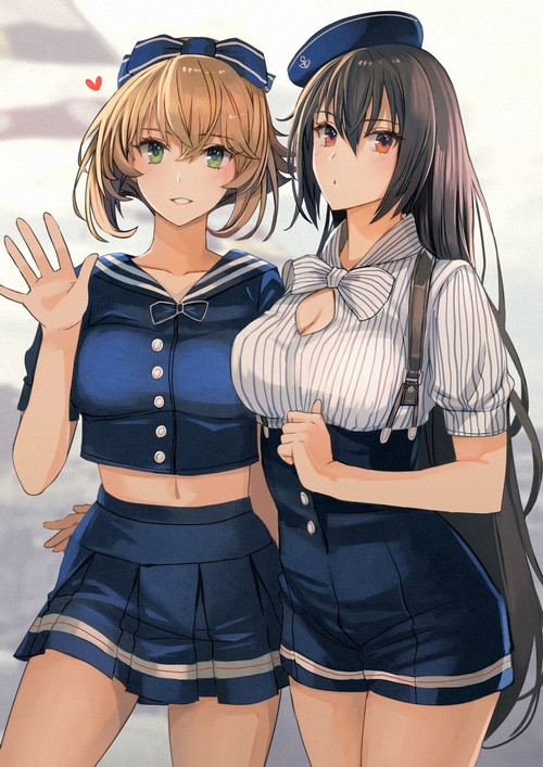 Nagato and Mutsu from Kantai Collection