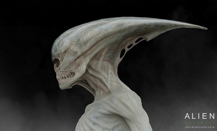 4K Alien: Covenant Xenomorph Artwork