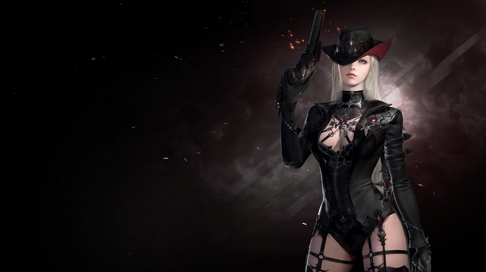 Lost Ark Gunslinger Girl with Pistol
