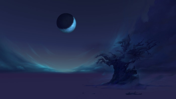 4K World of Warcraft: Battle for Azeroth night scene