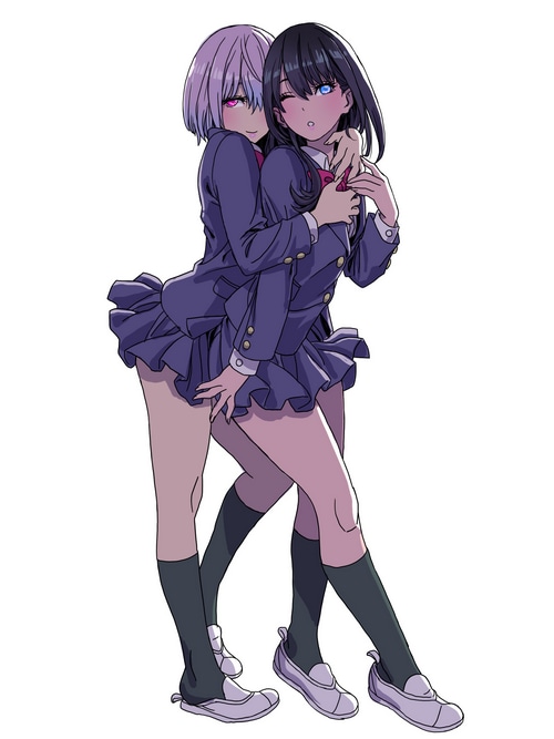 Shinjou Akane and Takarada Rikka fan art from SSSS.GRIDMAN
