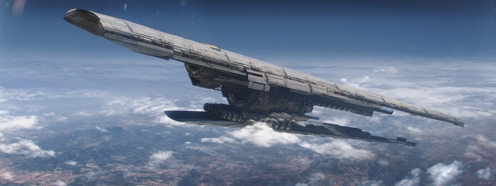 4K Pablo Dominguez Futuristic Spaceship