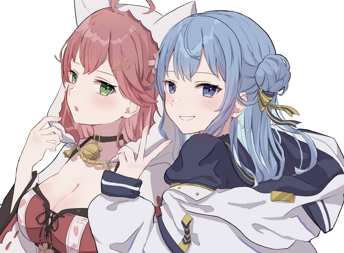 Sakura Miko and Hoshimachi Suisei