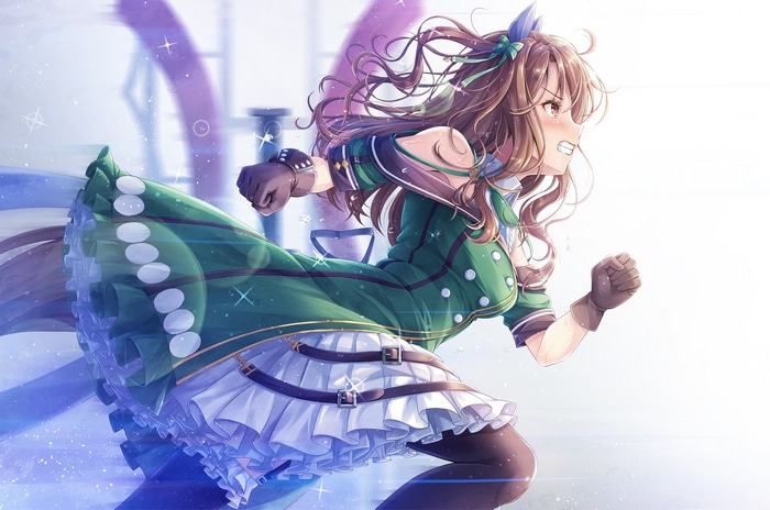 King Halo running in Uma Musume Pretty Derby