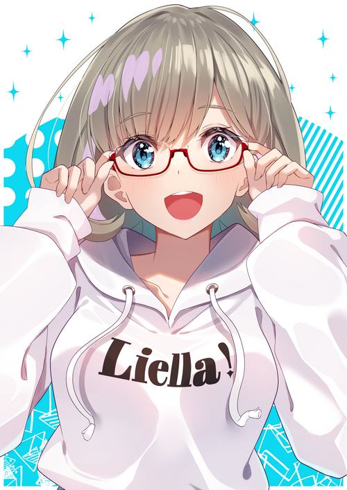 Tang Keke wearing glasses and a white hoodie