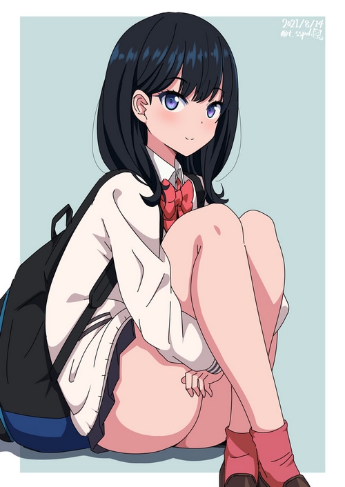 Takarada Rikka from SSSS.GRIDMAN fan art