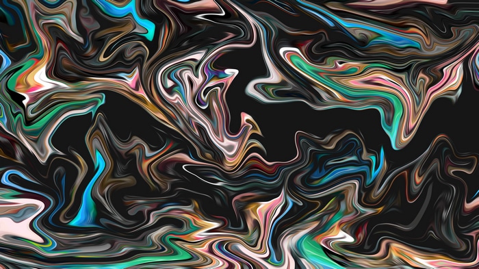 Abstract colorful shapes illustration