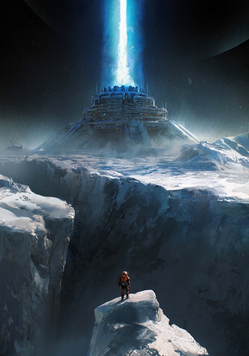 Amir Zand's futuristic science fiction landscape
