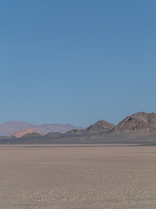 Mountain view in Tibet with clear sky