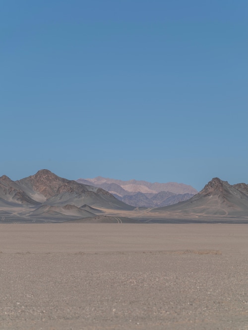 Tibet Mountain View with Clear Sky