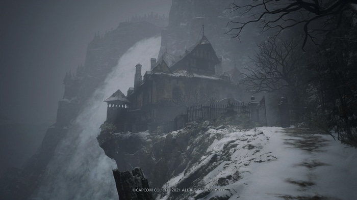 4K Resident Evil 8: Village creepy house