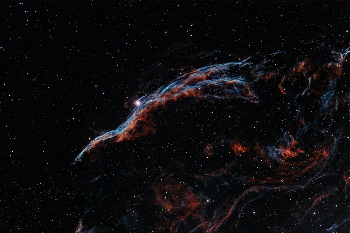 Veil Nebula in the Universe
