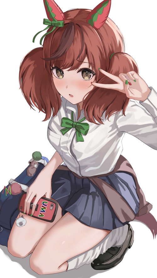 Uma Musume Pretty Derby Fan Art of a Brunette Girl