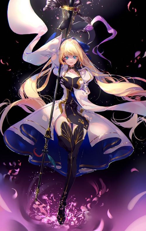 Artoria Caster from Fate/Grand Order fan art