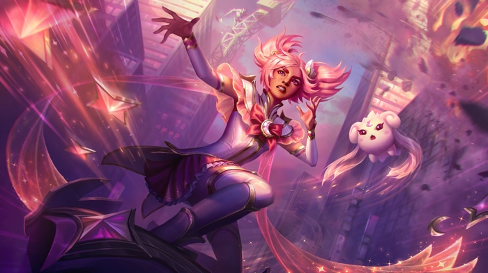 Star Guardian Taliyah and companion in League of Legends