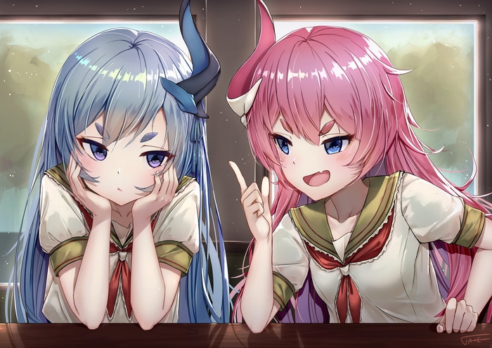 Liliya and Rozaliya Olenyeva from Honkai Impact 3rd