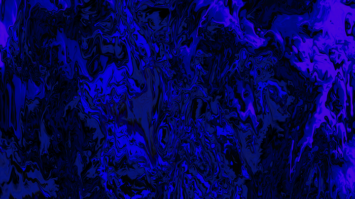 Abstract wavy blue and black lines
