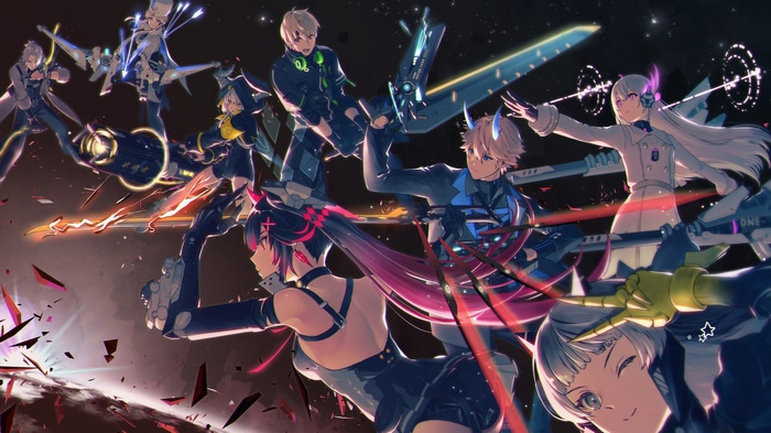 Punishing: Gray Raven characters in a battle scene