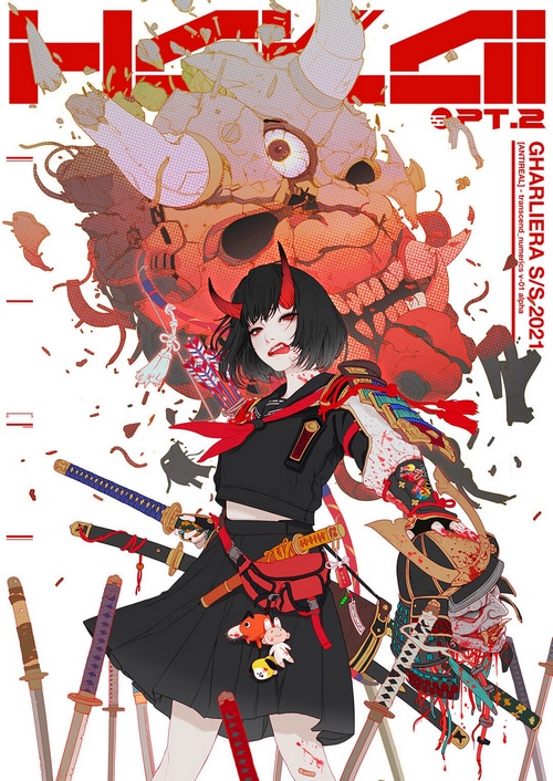 Gharliiera S/S 2021: Antireal Demon Girl with Swords