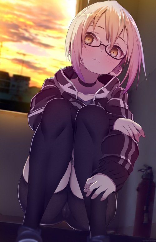 Mysterious Heroine X Alter from Fate/Grand Order with glasses