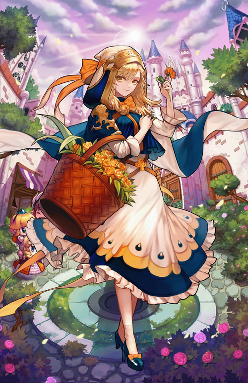 Guardian Tales: Girl with Flowers and Basket