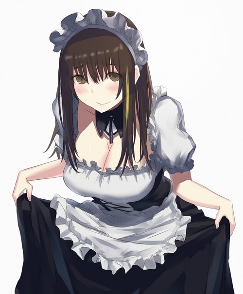 M4A1 from Girls Frontline in a maid outfit