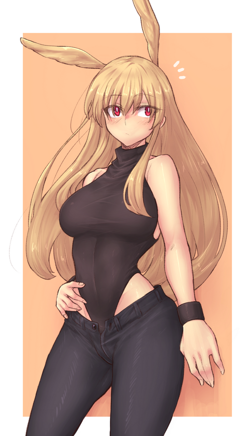 Thrud from Fate/Grand Order with blonde hair and bunny ears