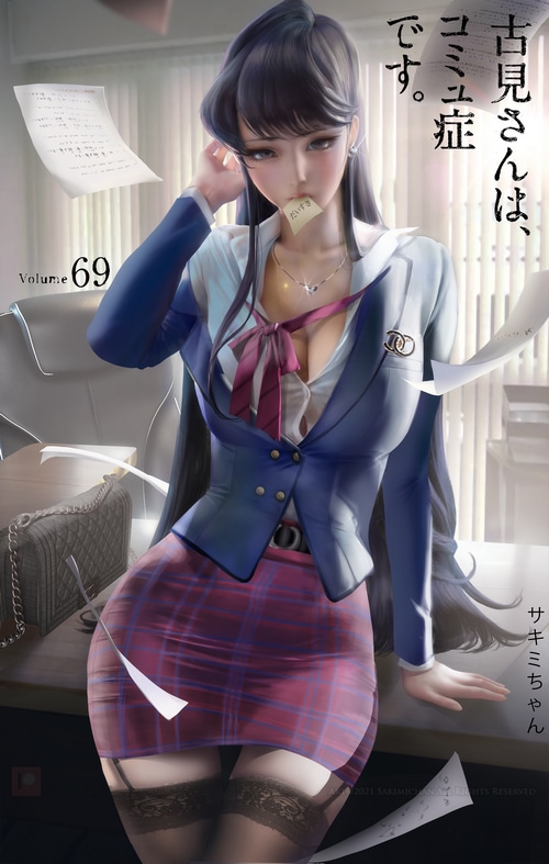 Shoko Komi Fan Art by Sakimichan