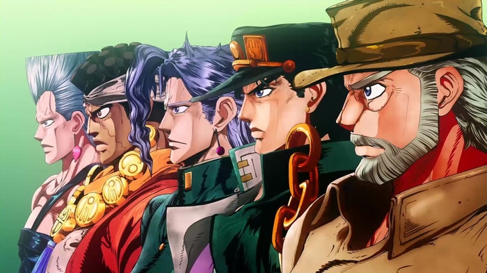 JoJo's Bizarre Adventure Stardust Crusaders characters