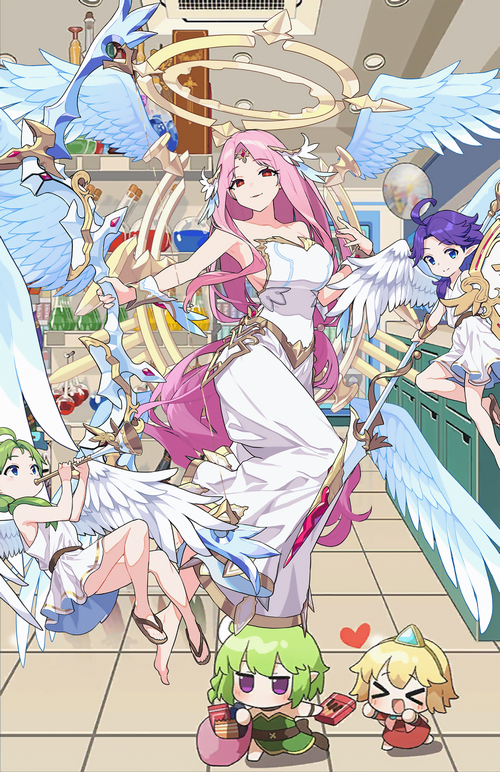 Guardian Tales: Gabriel and Angels in a Laboratory