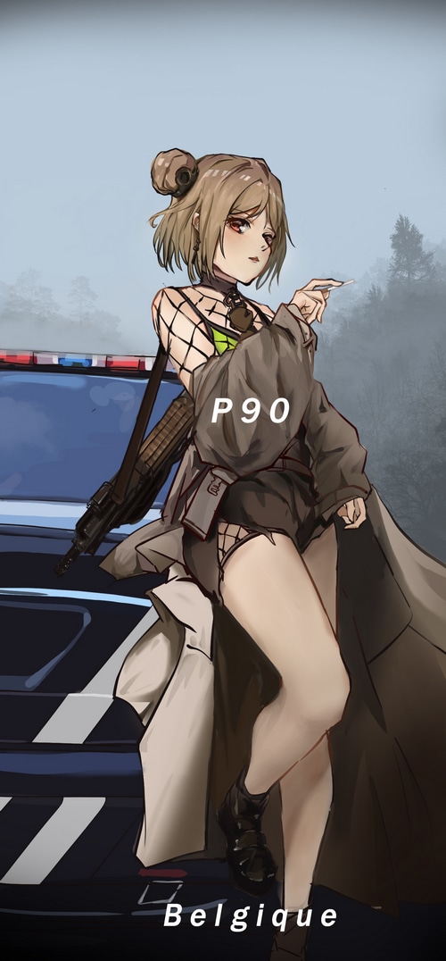 P90 and Belgique from Girls Frontline