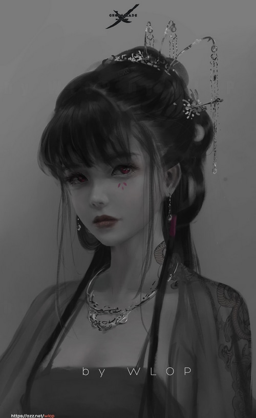 Ghostblade by WLOP