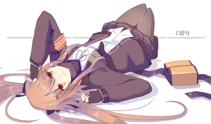 UMP9 from Girls Frontline lying down
