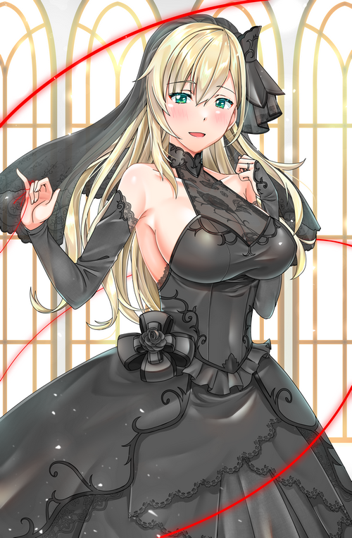 Sky Striker Ace - Raye in a Black Dress