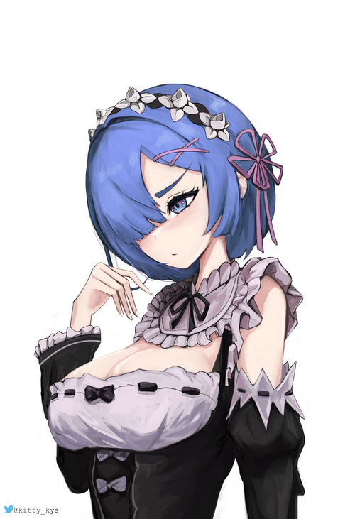 Rem from Re:Zero fan art