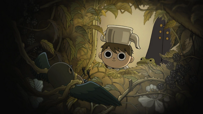 Over the Garden Wall: Wirt and Greg in the woods