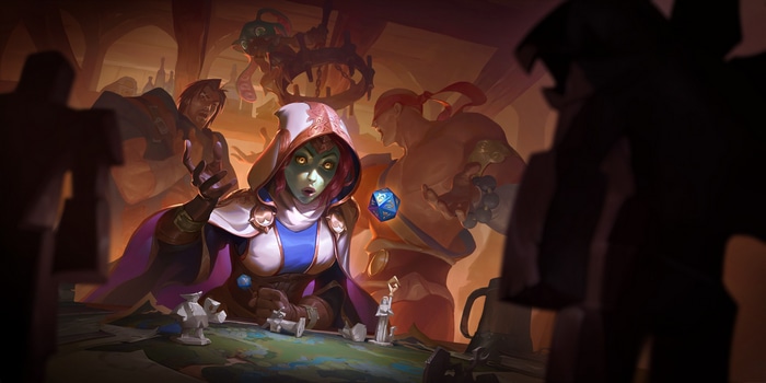 Legends of Runeterra fantasy art with dice