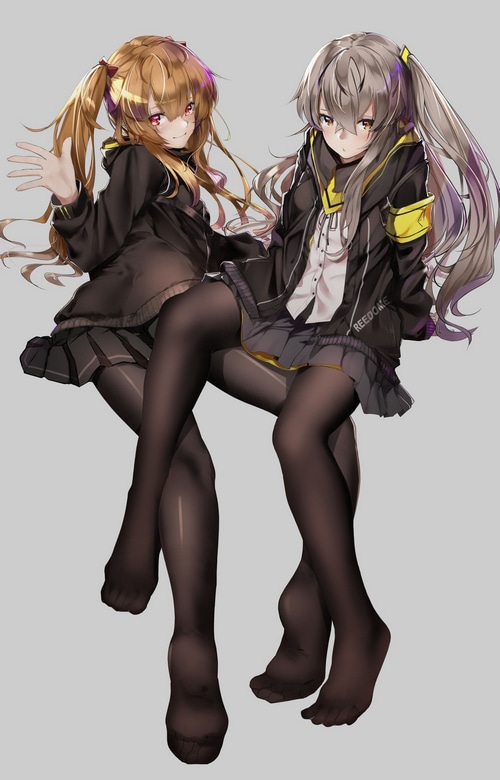 Girls Frontline UMP45 and UMP9 fan art