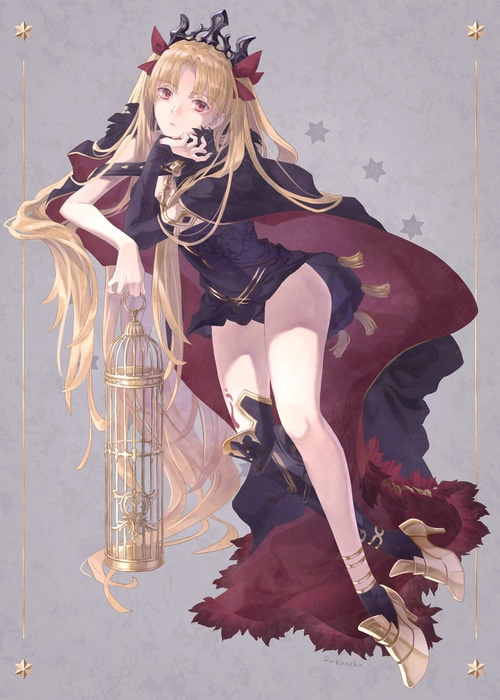 Ereshkigal from Fate/Grand Order with twintails