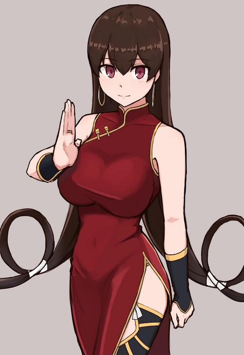 Xuanzang from Fate/Grand Order in a Chinese dress