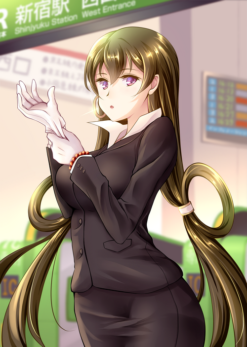 Xuanzang from Fate/Grand Order at Shinjuku Station