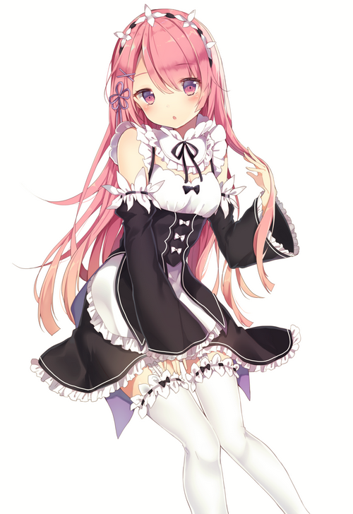 Ram from Re:Zero in a Maid Outfit