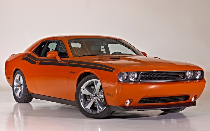 2011 Dodge Challenger R/T Classic orange coupe