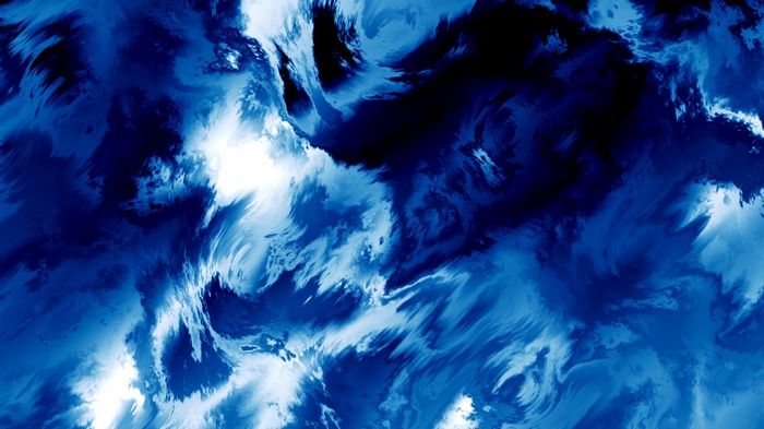 Abstract blue shapes and texture