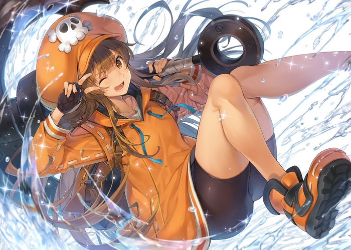 May from Guilty Gear Strive with a skull hat